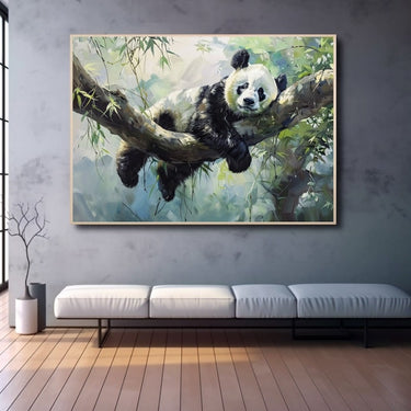 Panda Acrylic Painting